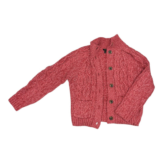 Sweater Cardigan By Talbots In Pink, Size:L