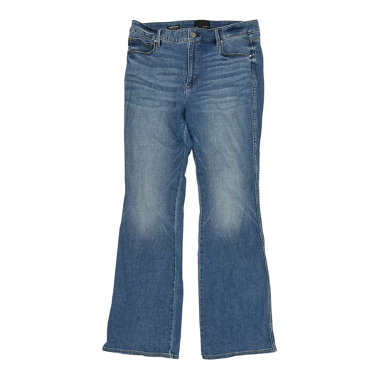 Jeans Flared By White House Black Market In Blue Denim, Size:14L