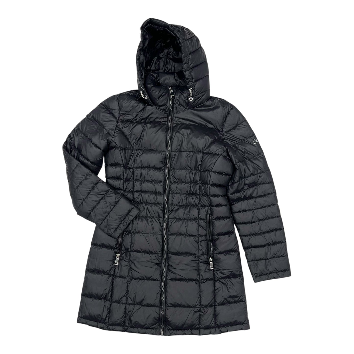Coat Puffer & Quilted By Calvin Klein In Black, Size:22Womens