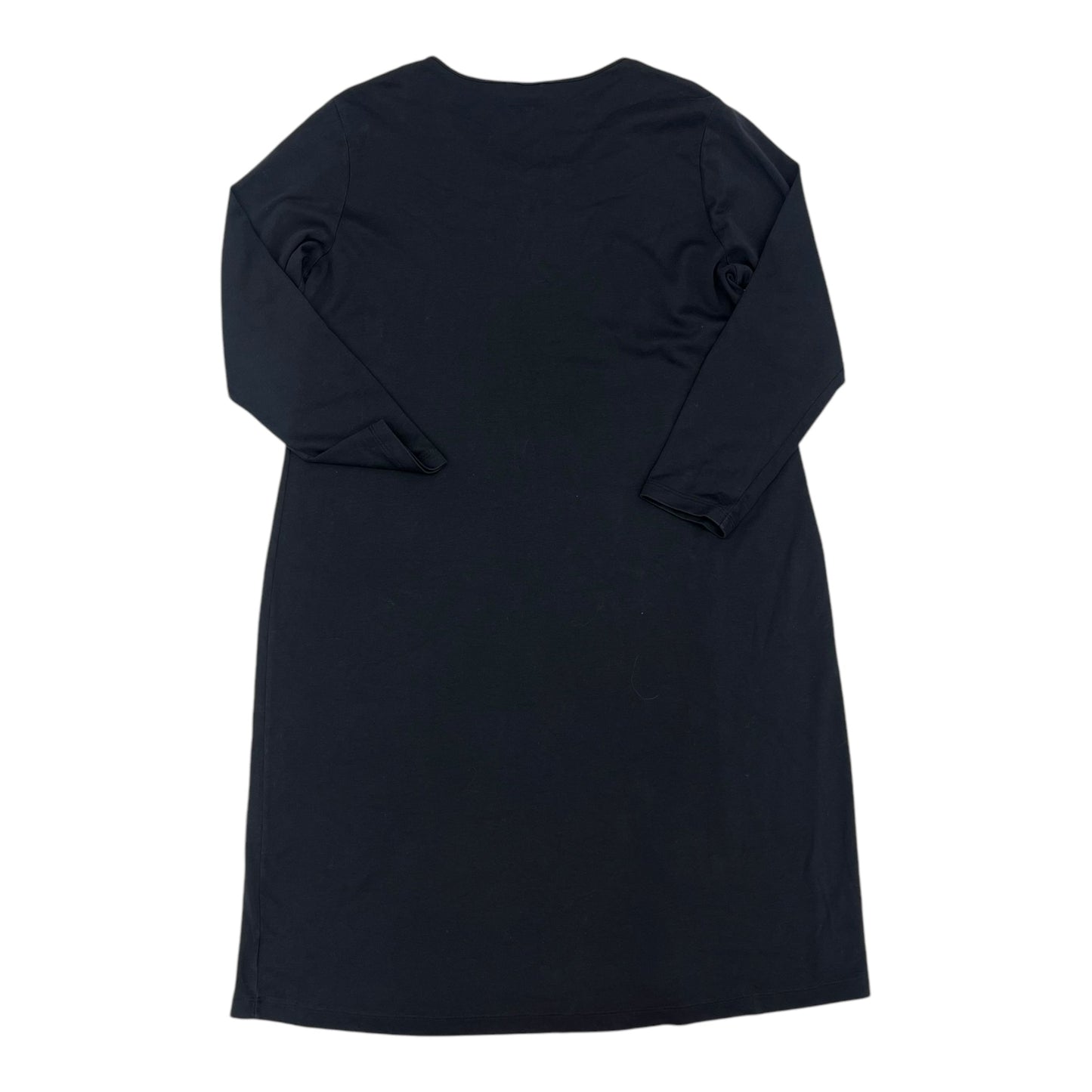 Dress Casual Midi By Lands End In Black, Size:Xl