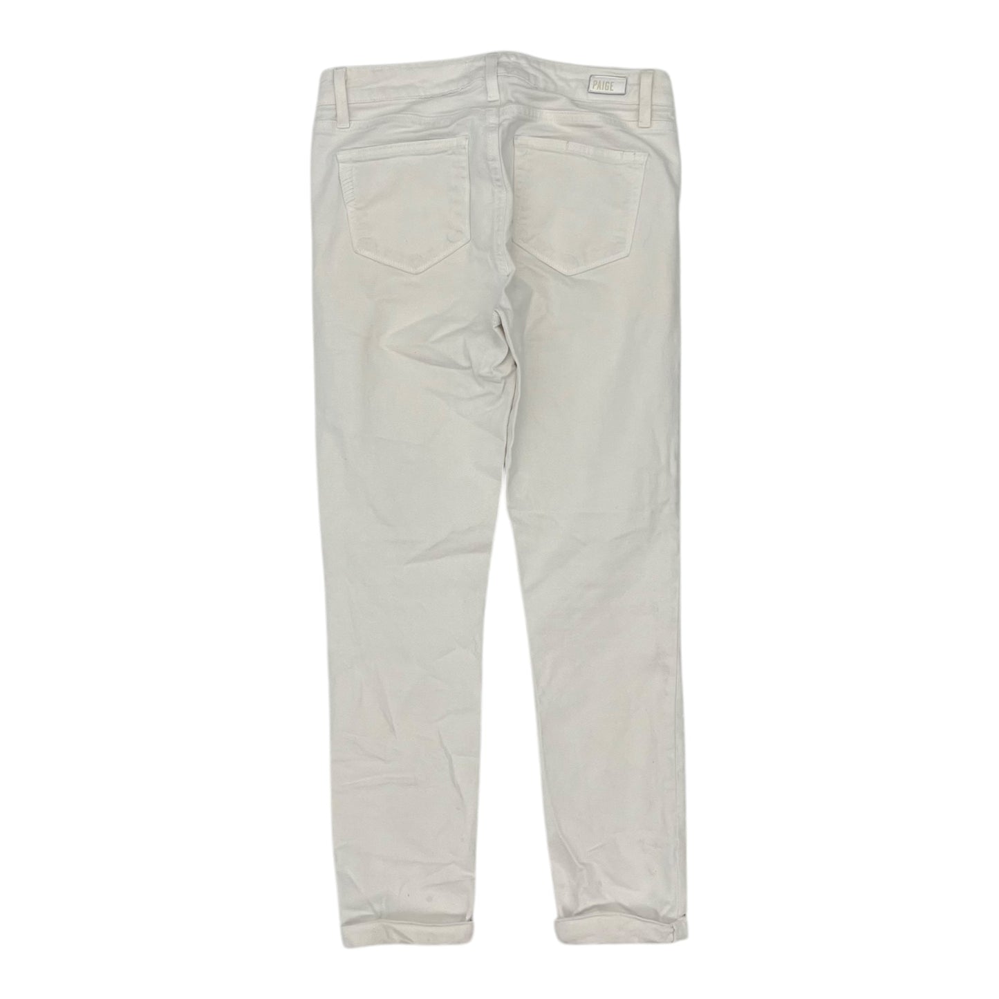 Jeans Skinny By Paige In White Denim, Size:4