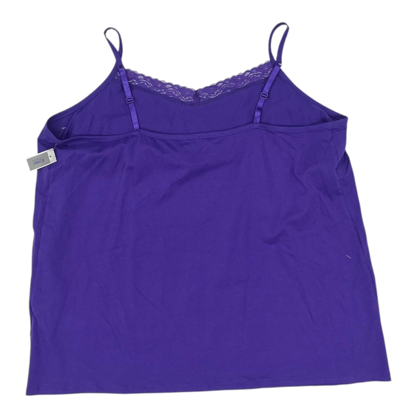 Top Cami By Catherines In Purple, Size:4X