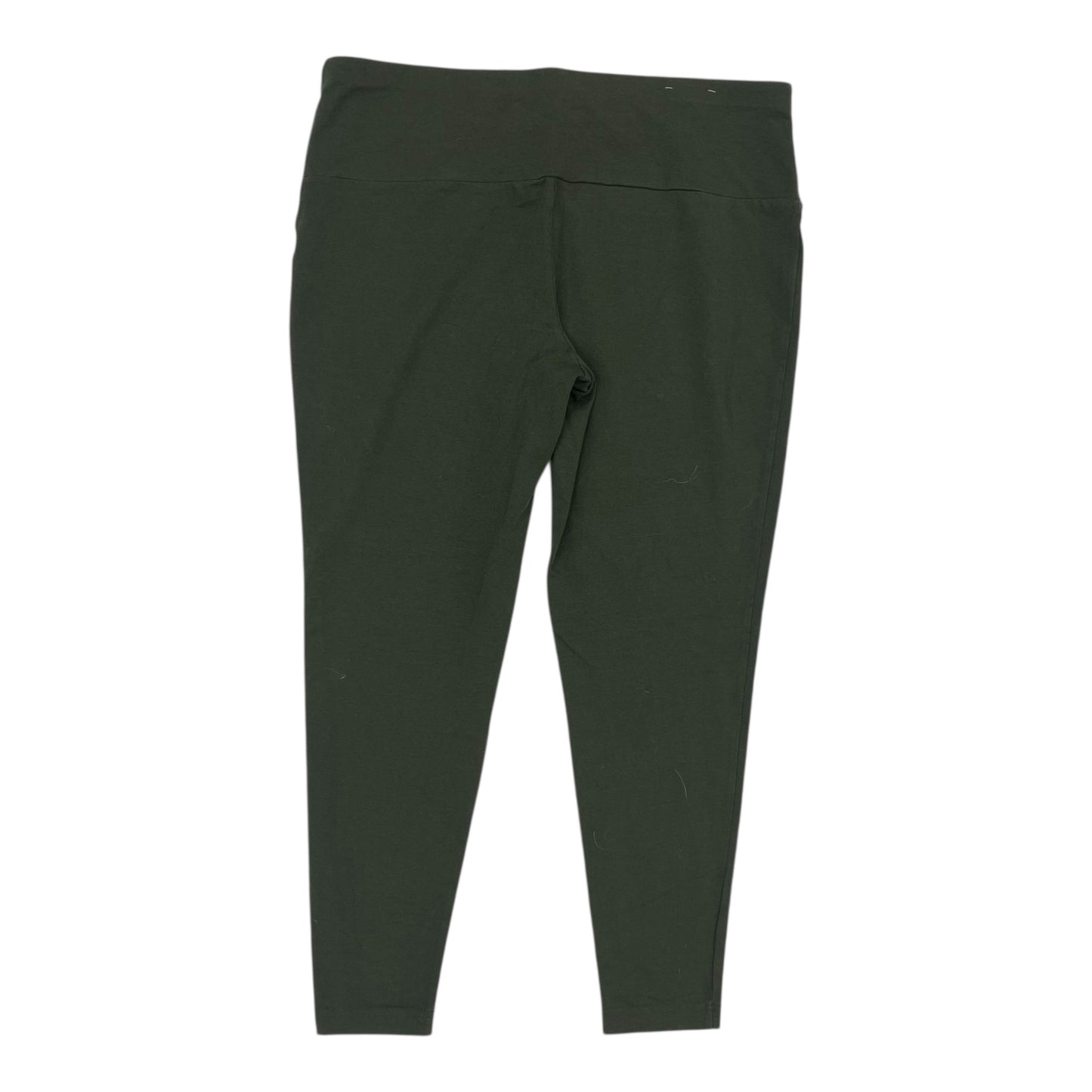 Pants Leggings By Terra & Sky In Green, Size:1X