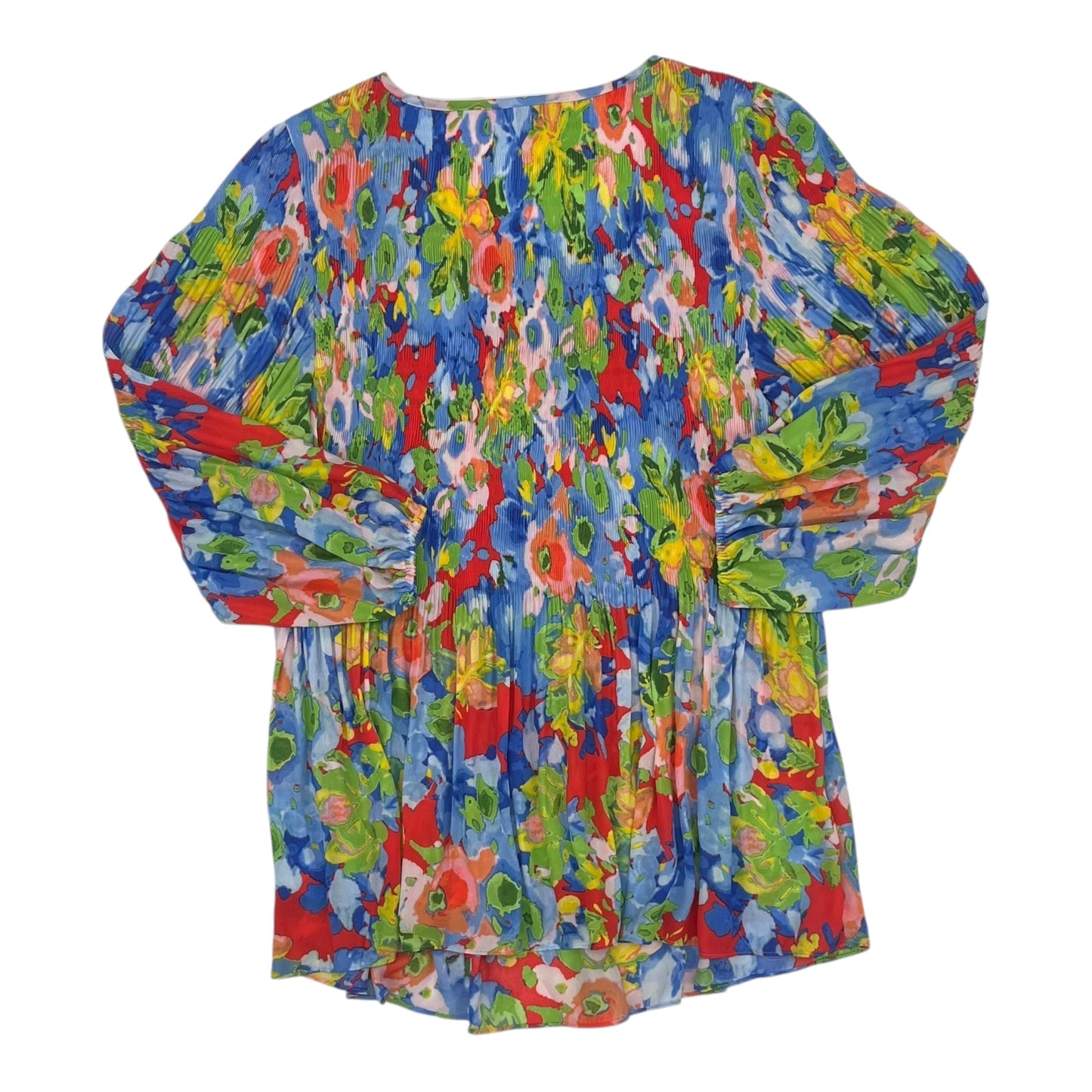 Blouse Ls By Clothes Mentor In Multi, Size:2X