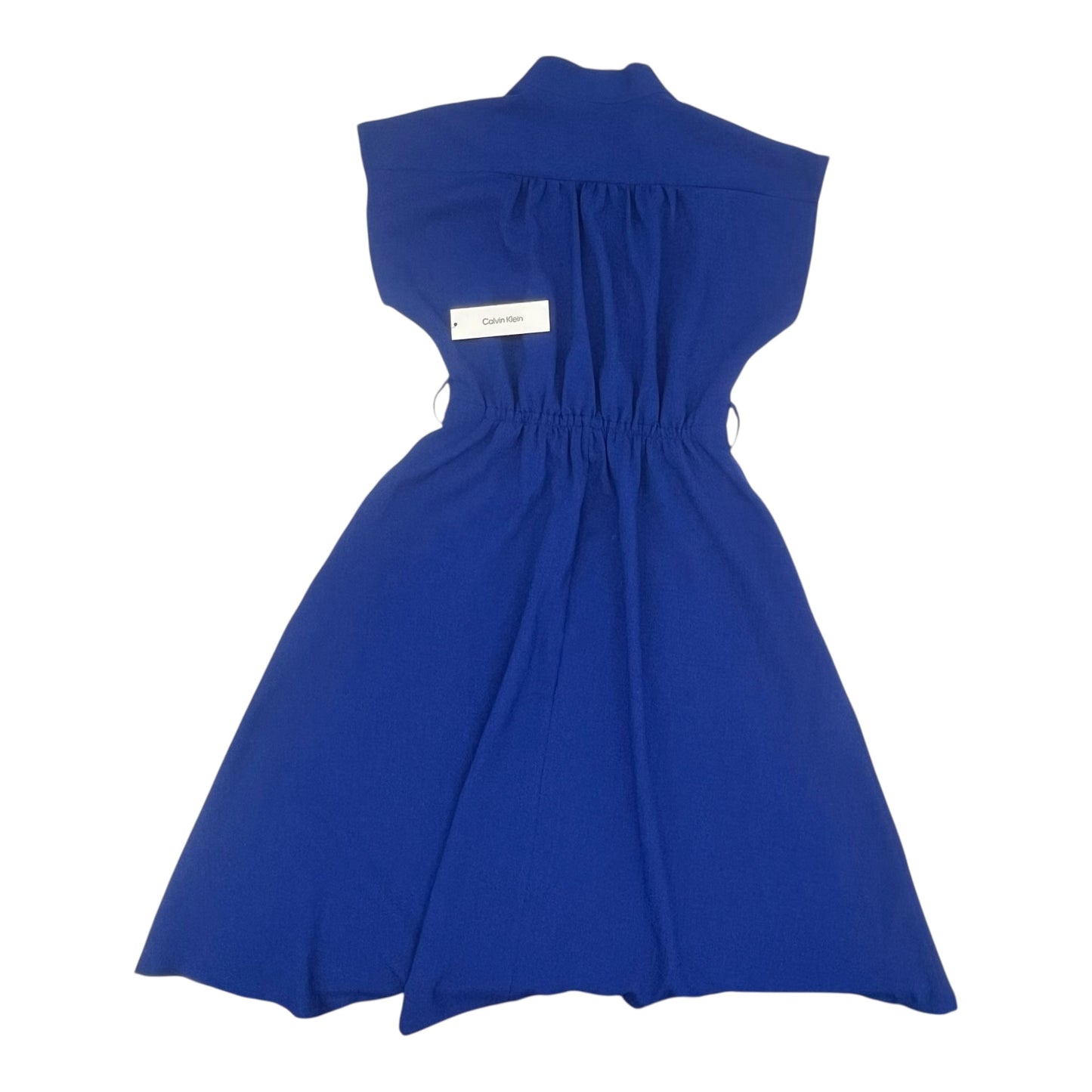 Dress Work By Calvin Klein In Blue, Size:10