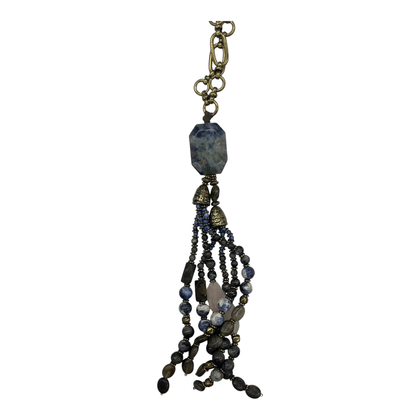 Necklace Lariat & Y-Drop By Chicos In Gold