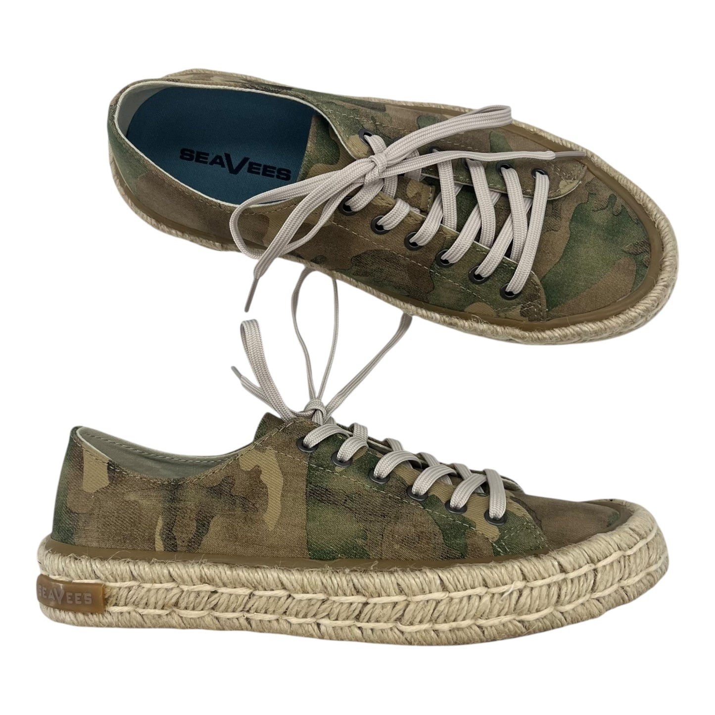 Shoes Sneakers By Clothes Mentor In Green, Size:8