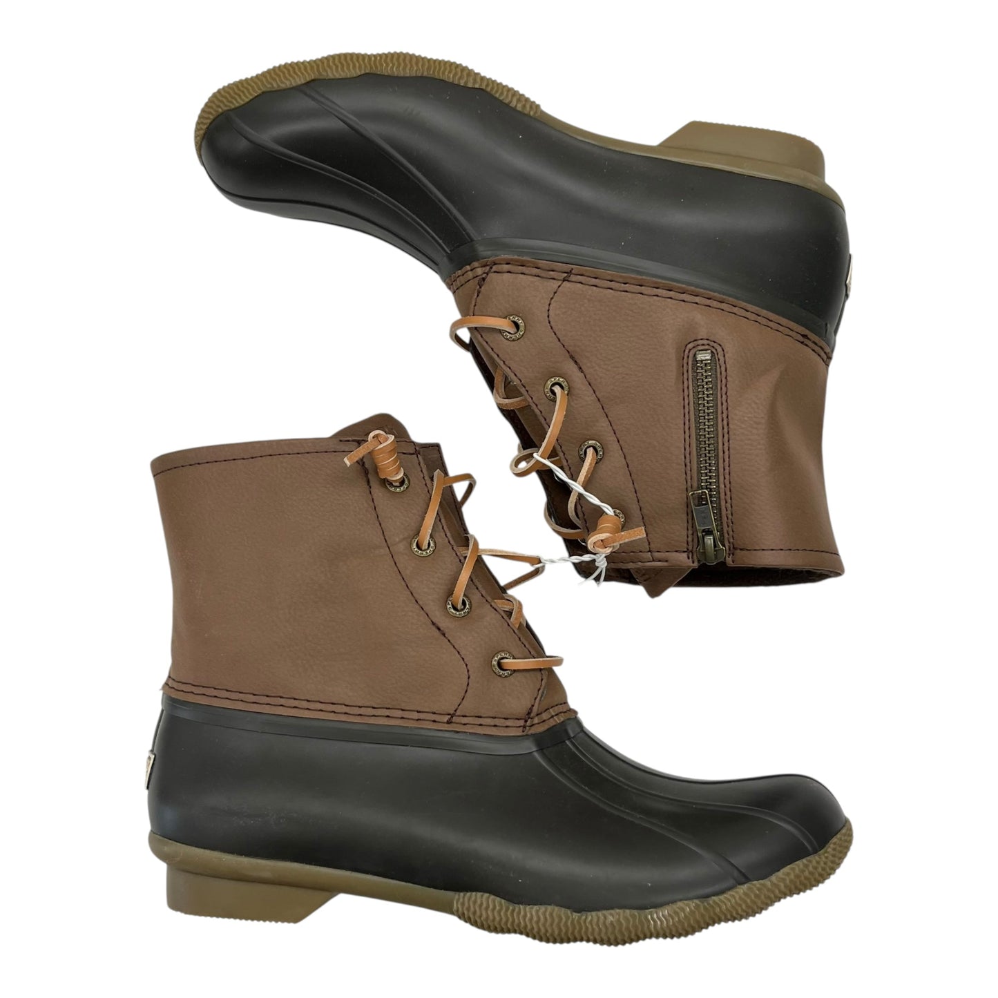Boots Rain By Sperry In Brown, Size:10