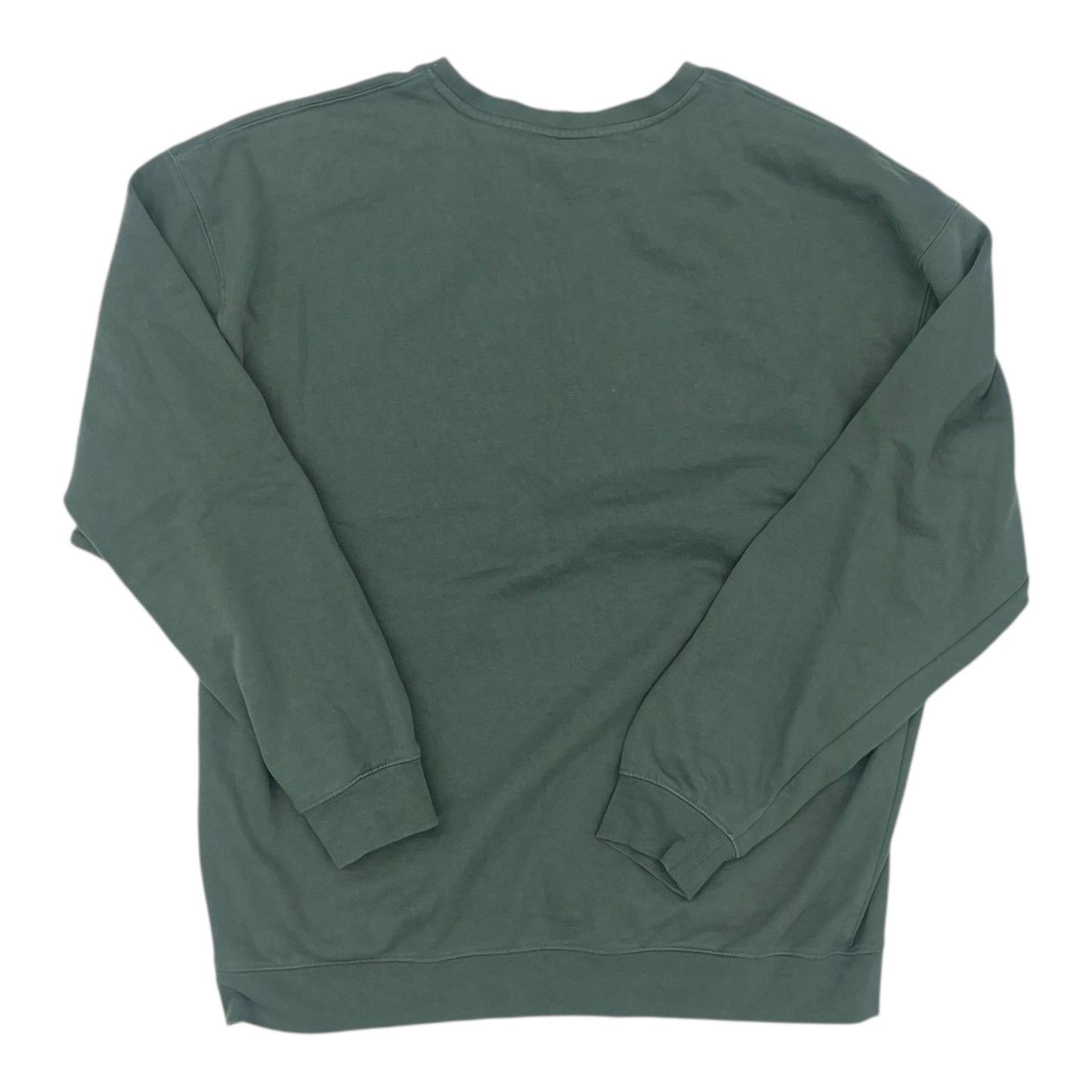 Sweatshirt Crewneck By Clothes Mentor In Green, Size:Xl