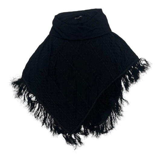Poncho By Clothes Mentor In Black, Size:L