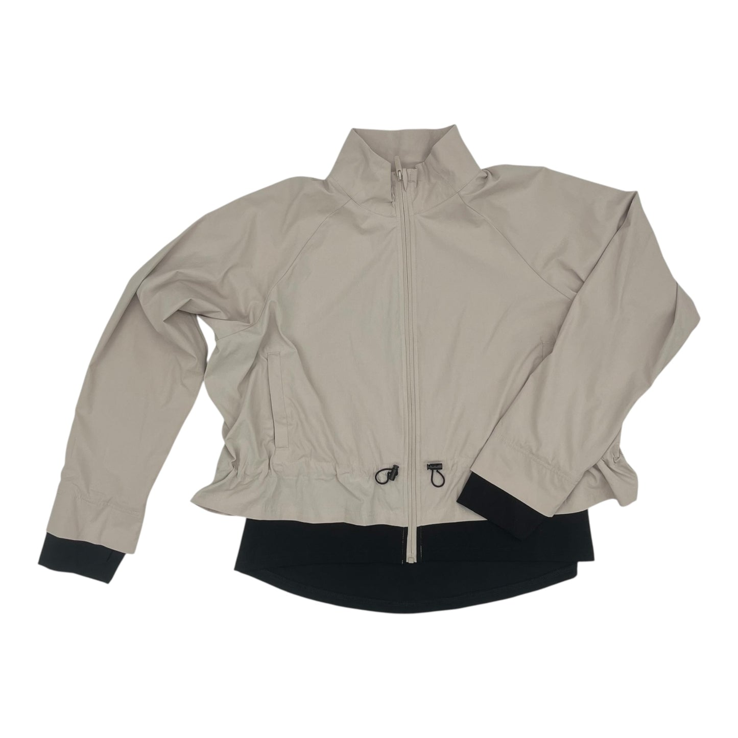 Athletic Jacket By Flx In Tan, Size:Xl