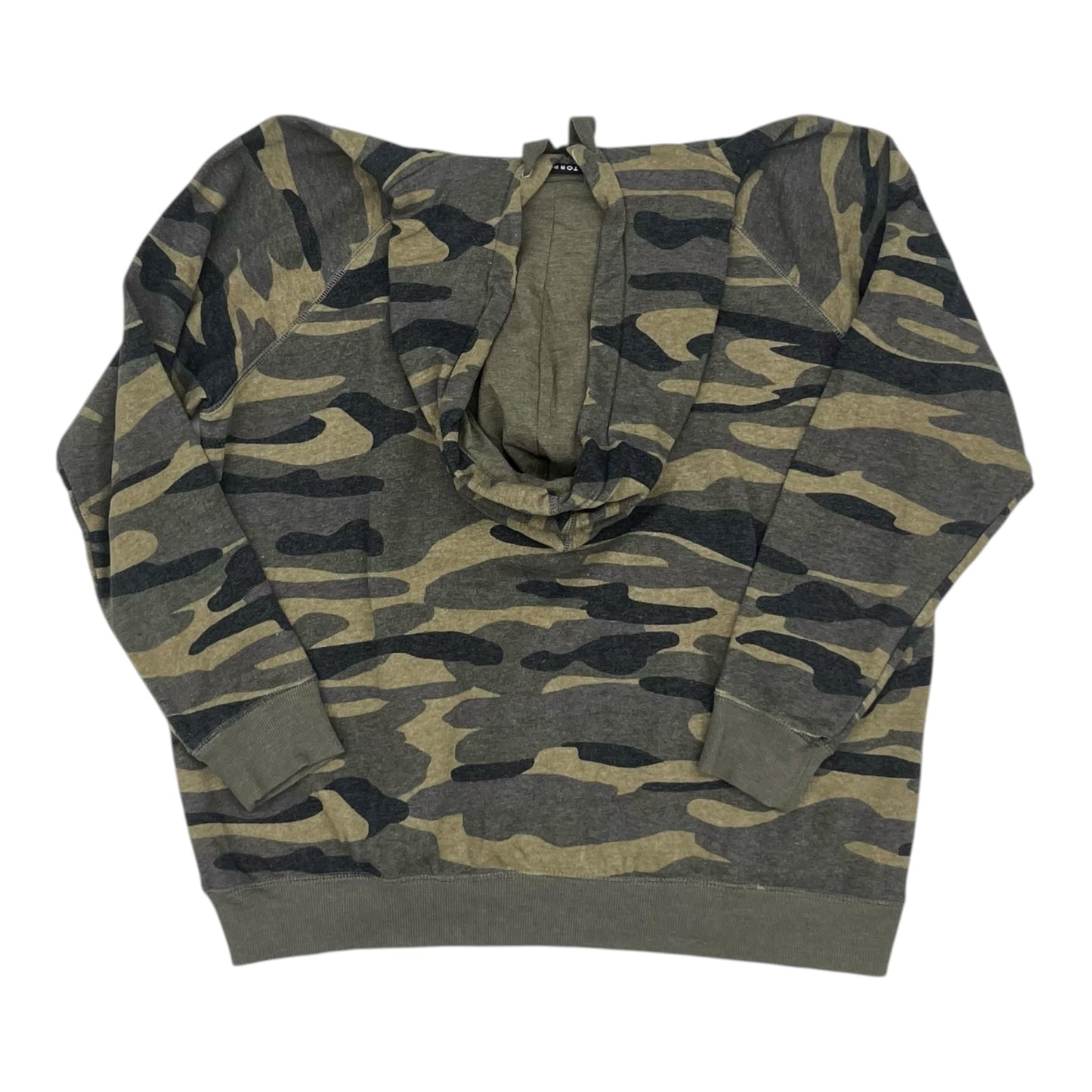 Sweatshirt Hoodie By Torrid In Camouflage Print, Size:L