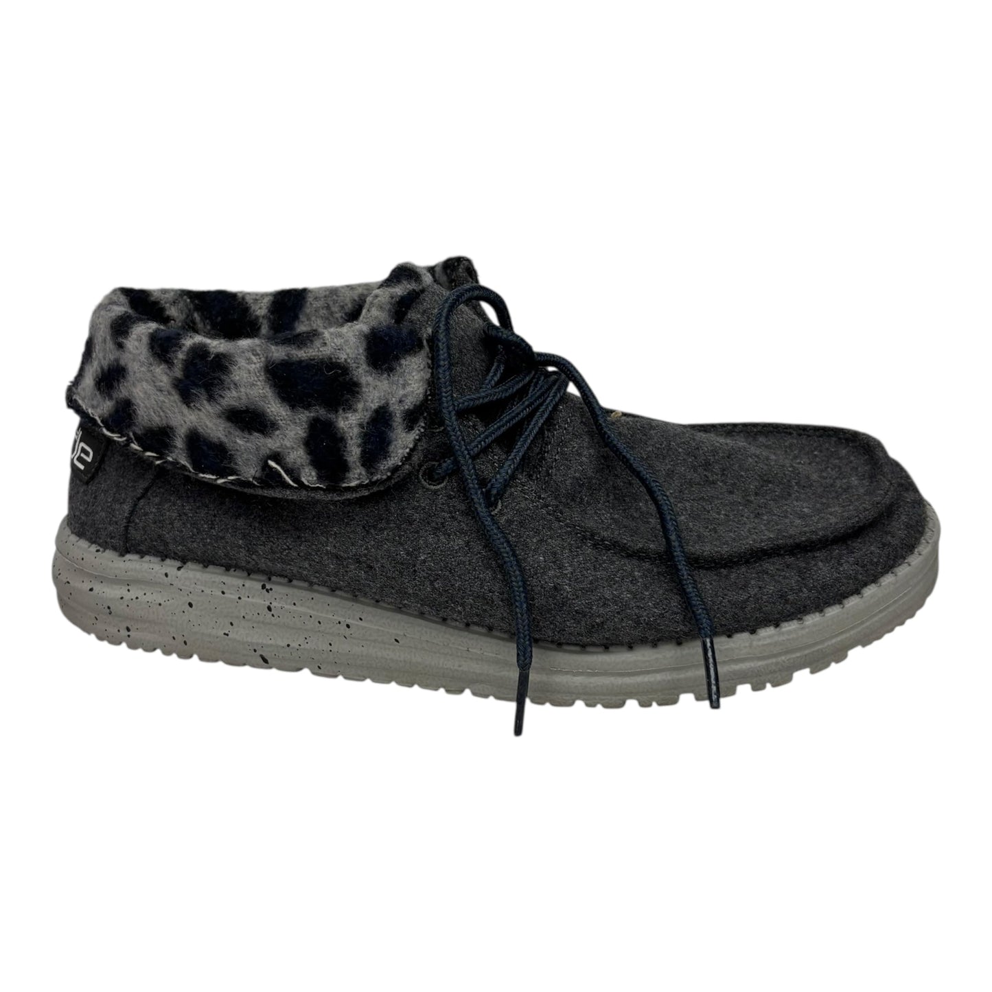 Shoes Flats By Hey Dude In Grey, Size:9