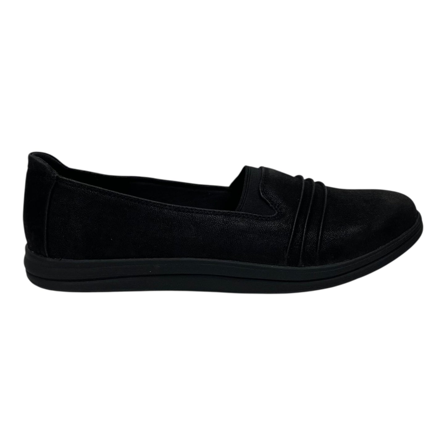 Shoes Flats By Clarks In Black, Size:9.5