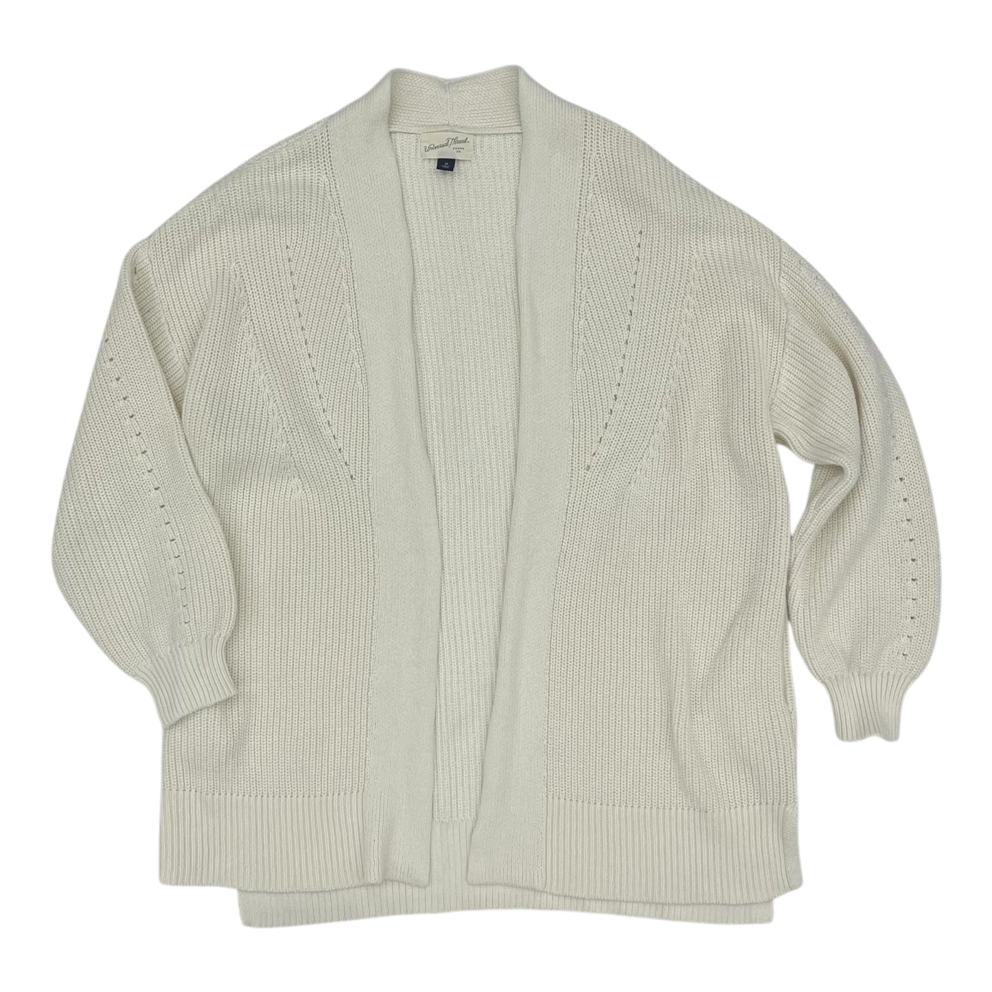 Sweater Cardigan By Universal Thread In Cream, Size:M
