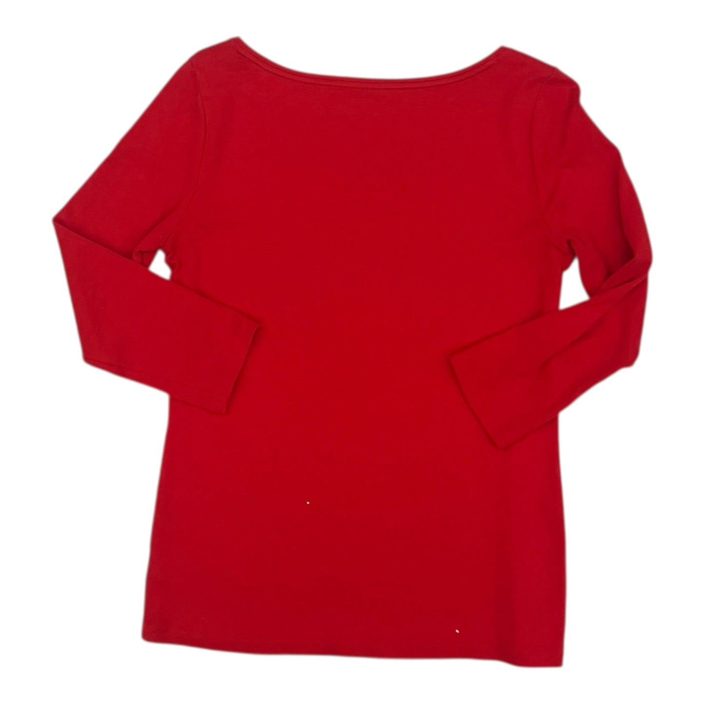 Top 3/4 Sleeve By Talbots In Red, Size:S