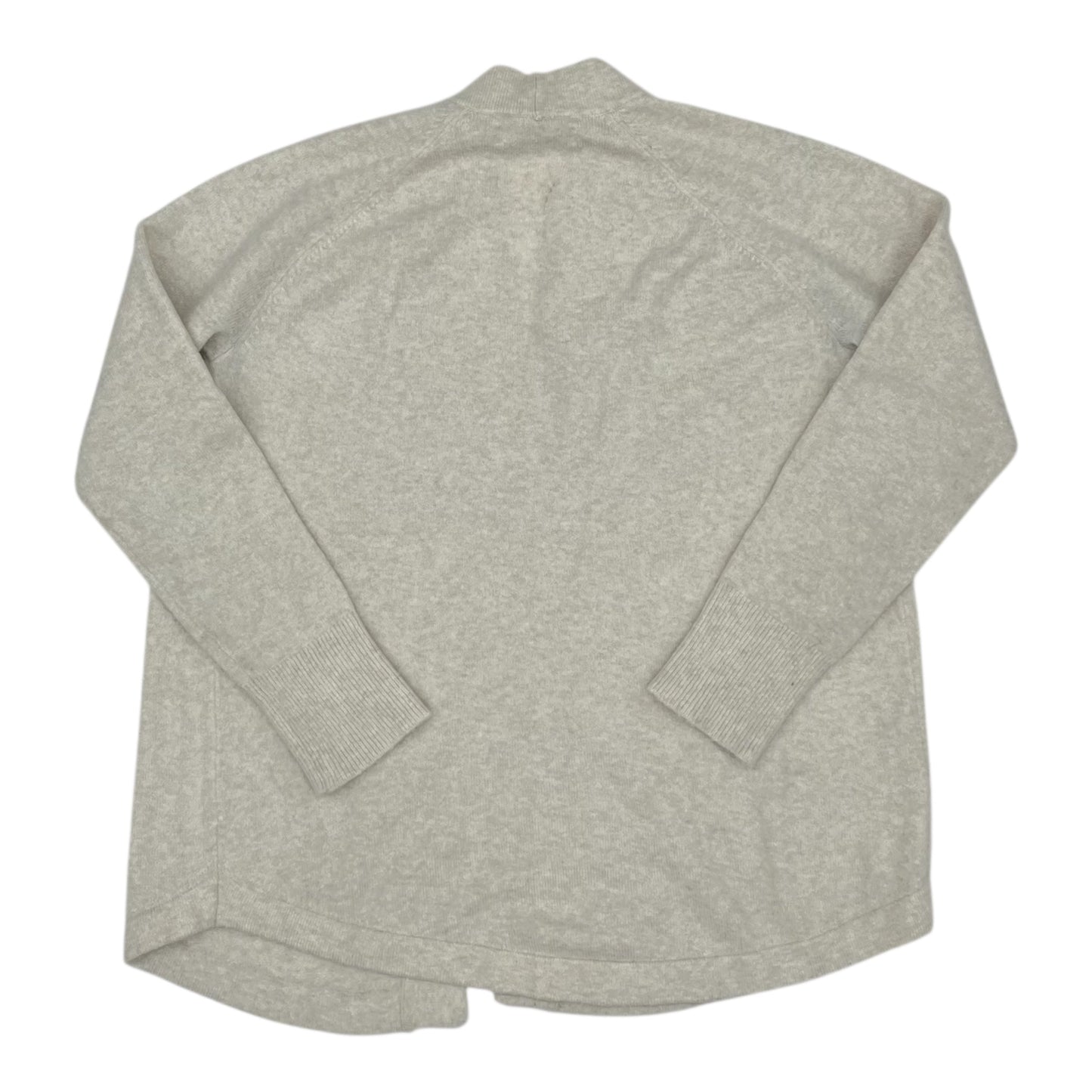 Sweater Cardigan By Loft In Cream, Size:L