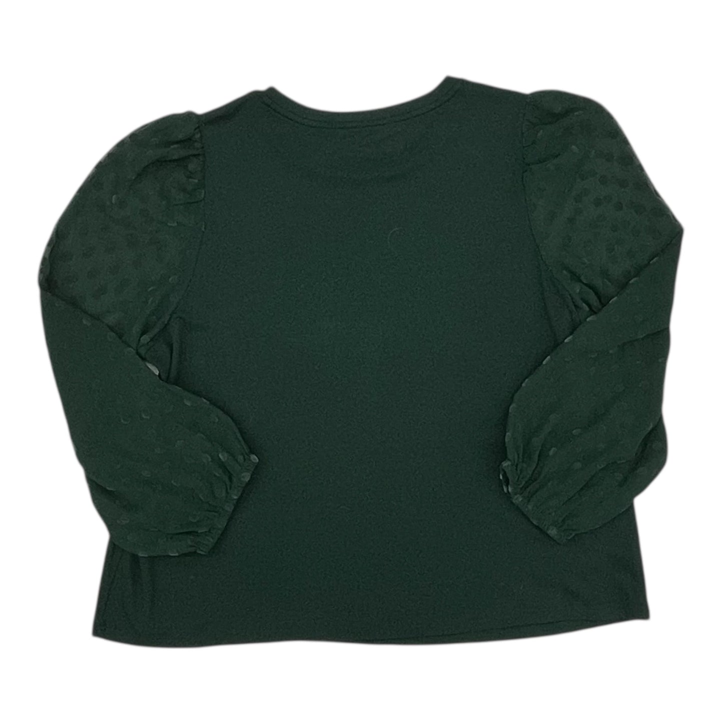 Blouse Ls By Loft In Green, Size:Xxl