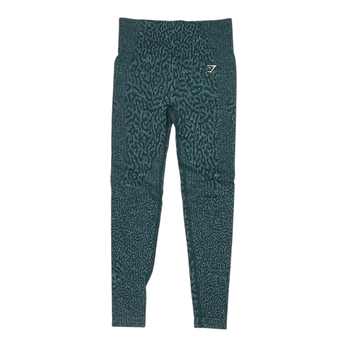 Athletic Leggings By Gym Shark In Teal, Size:M