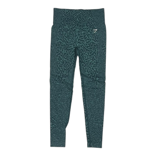 Athletic Leggings By Gym Shark In Teal, Size:M