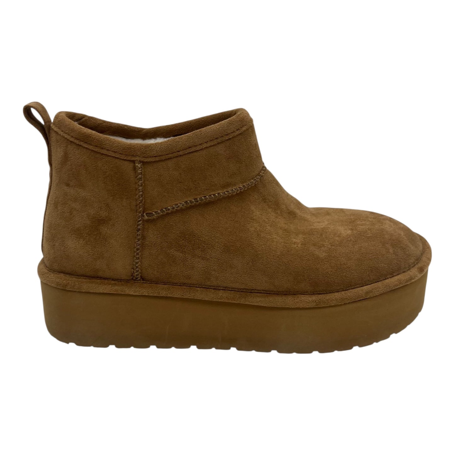 Boots Ankle Flats By Madden Girl In Tan, Size:10