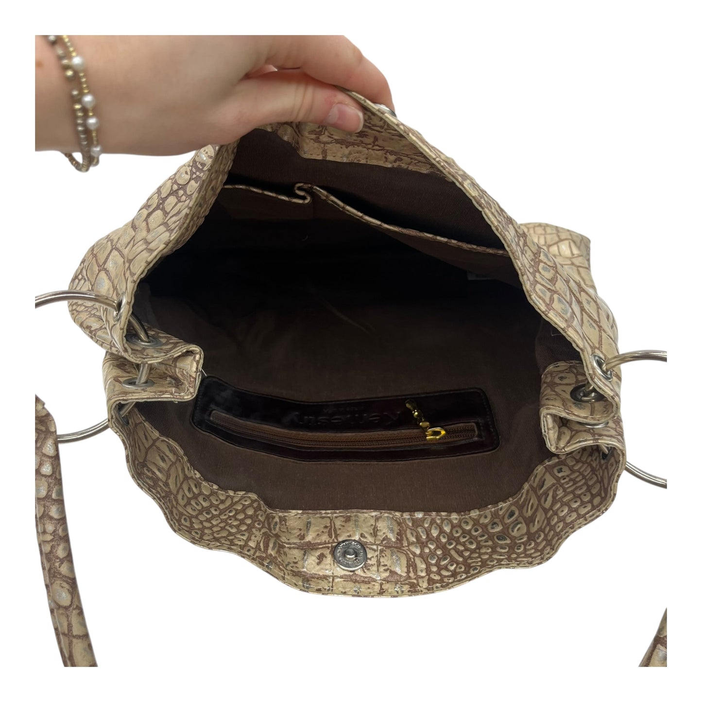 Handbag By Cmf In Brown, Size:Medium