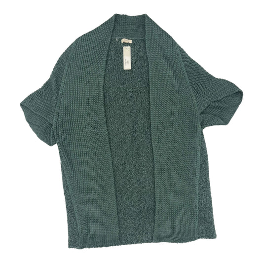 Sweater Cardigan By Elan In Green, Size:Osfm