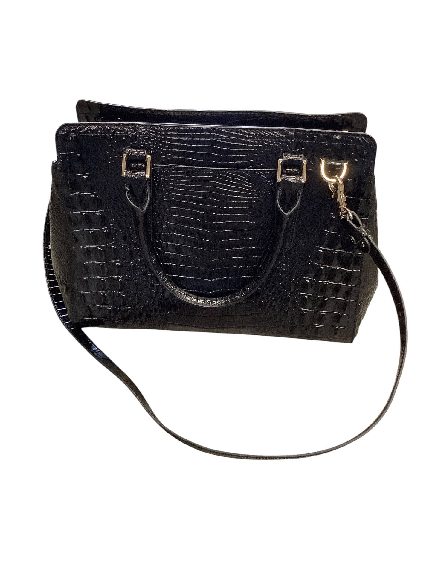 Handbag Designer By Brahmin In Black, Size:Large