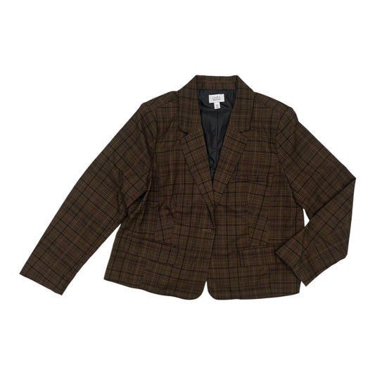 Blazer By Croft And Barrow In Brown, Size:Xxl