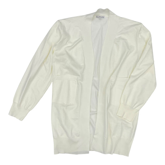 Sweater Cardigan By Clothes Mentor In Cream, Size:3X