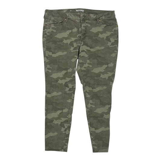 Jeans Skinny By Sonoma In Camouflage Print, Size:18