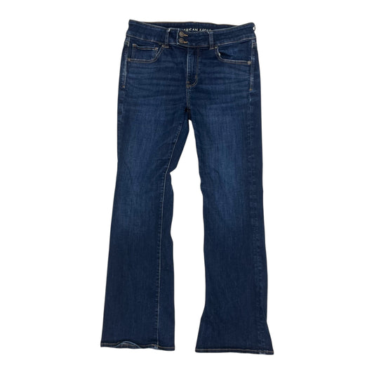 Jeans Boot Cut By American Eagle In Blue Denim, Size:12