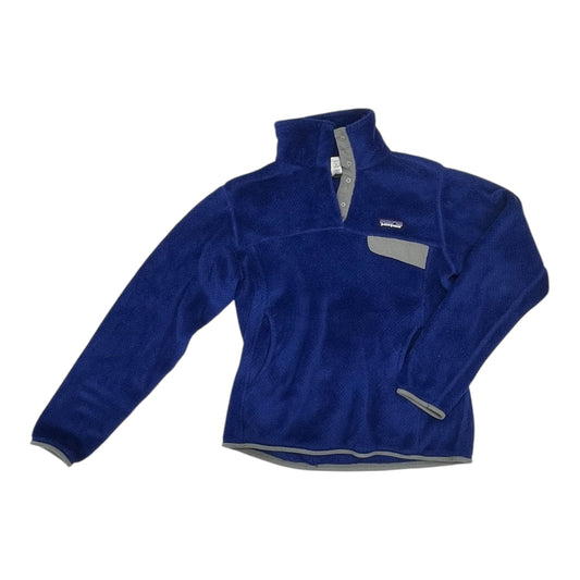 Athletic Sweatshirt Collar By Patagonia In Blue, Size:S