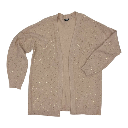 Sweater Cardigan By Express In Pink, Size:L