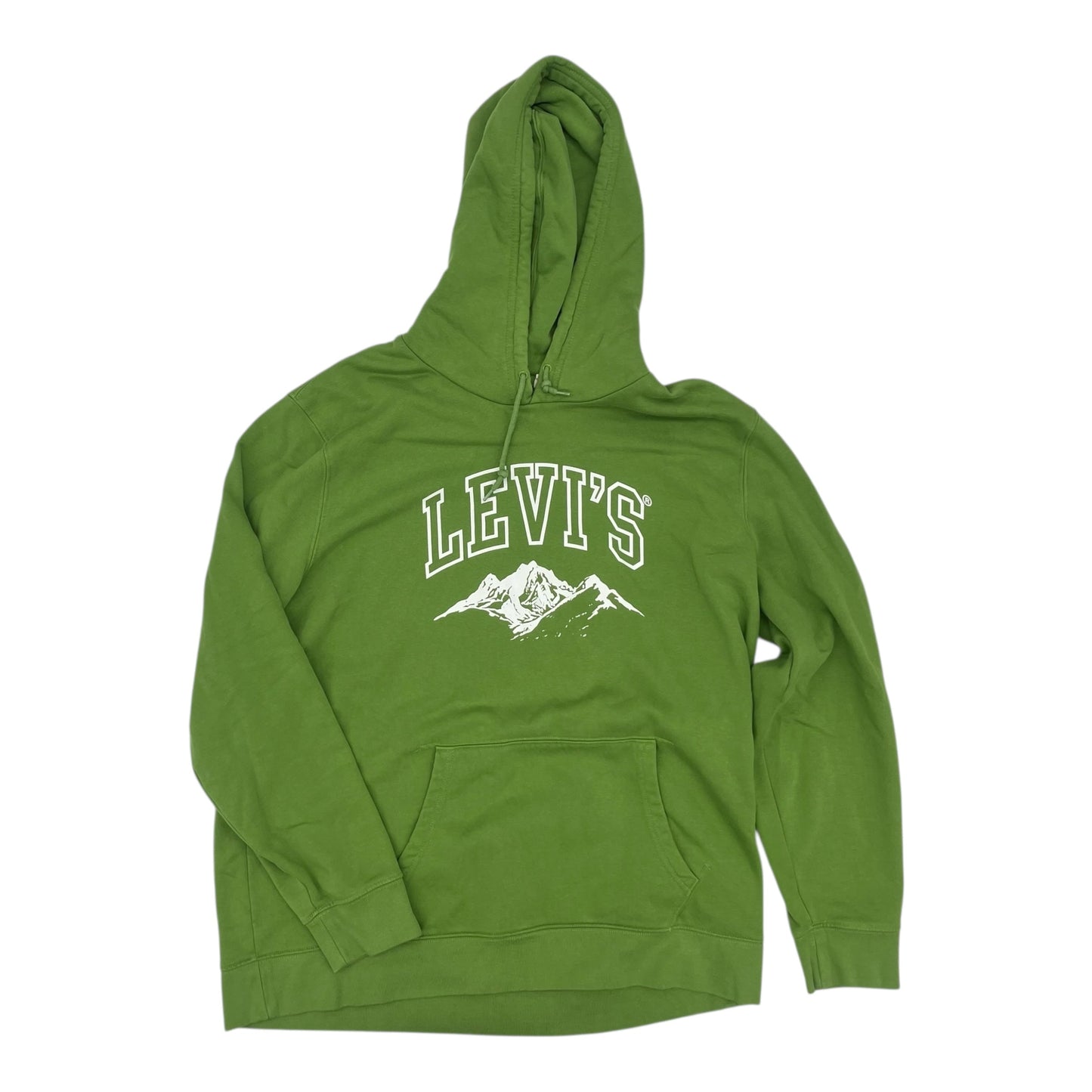 Sweatshirt Hoodie By Levis In Green, Size:Xl