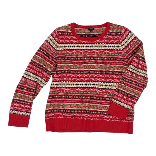 Sweater By Talbots In Red, Size:L