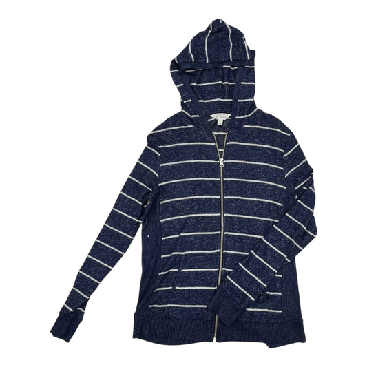 Cardigan By Market & Spruce In Blue & White, Size:L