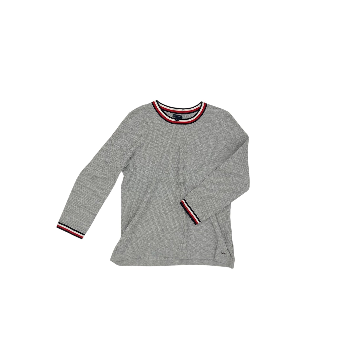 Sweater By Tommy Hilfiger In Grey, Size:L