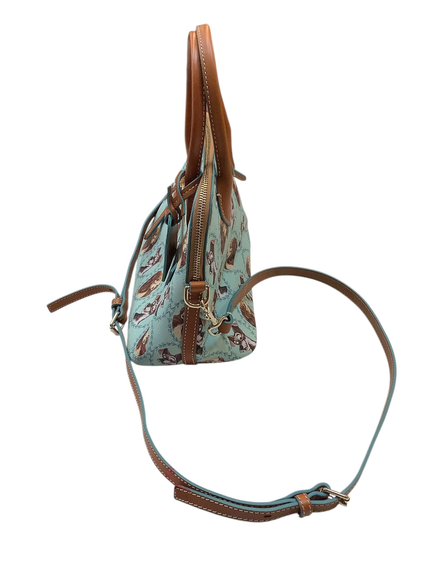 Crossbody Designer By Dooney And Bourke In Blue, Size:Medium