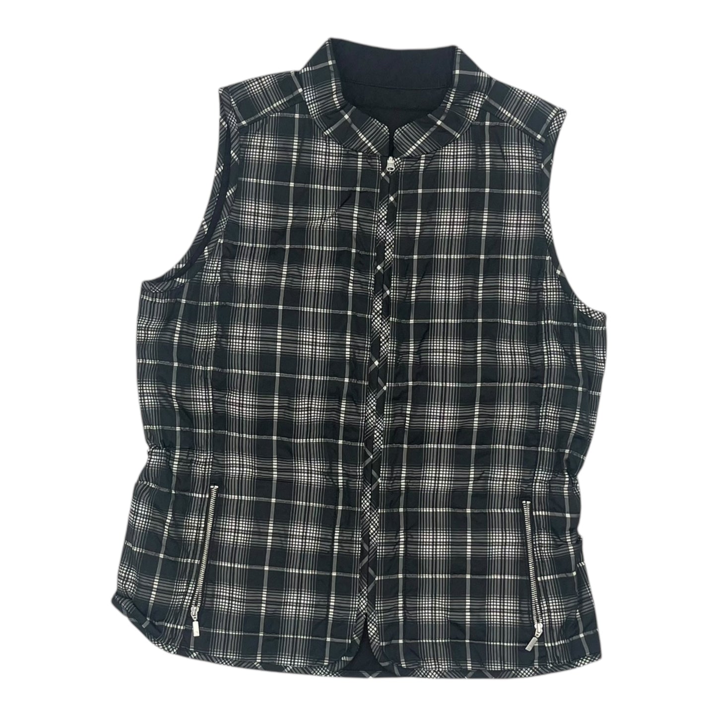 Vest Designer By Lafayette 148 In Black, Size:M