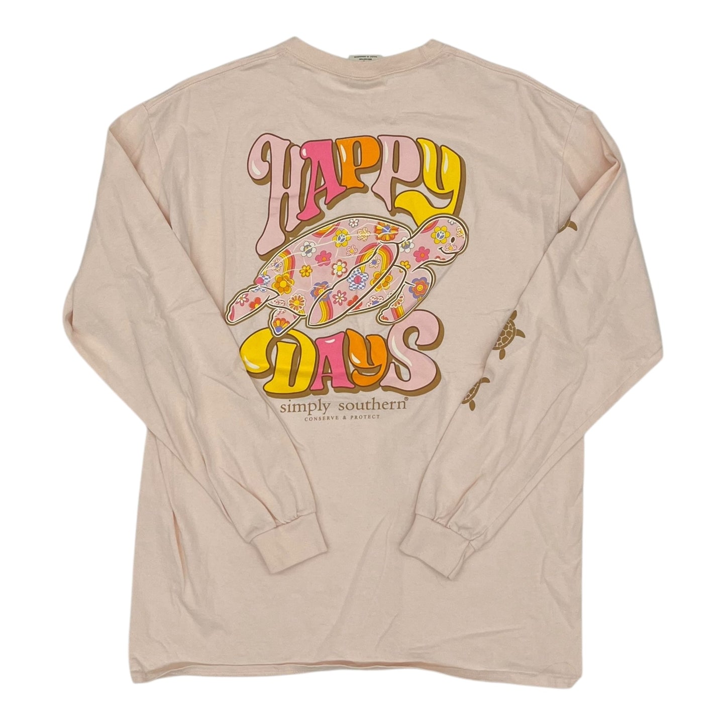 Top Ls By Simply Southern In Pink, Size:L