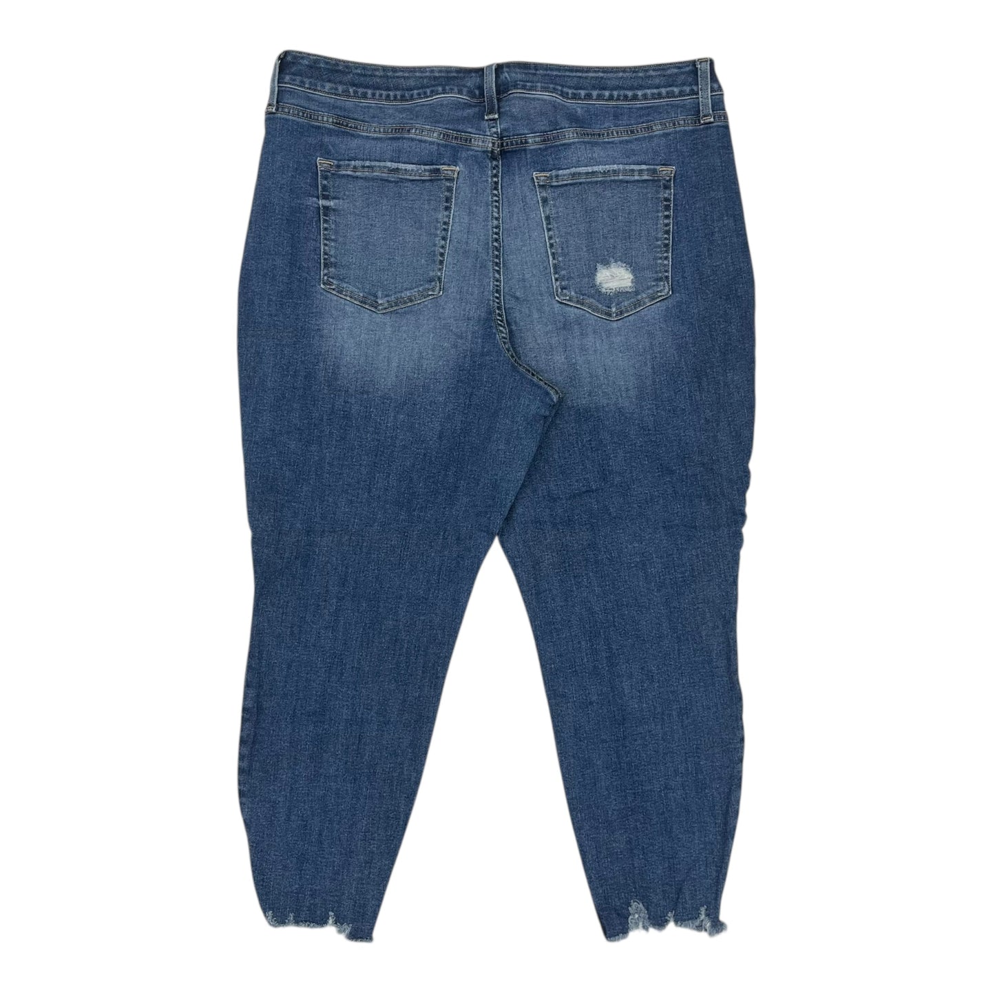 Jeans Skinny By Maurices In Blue Denim, Size:Xxxl