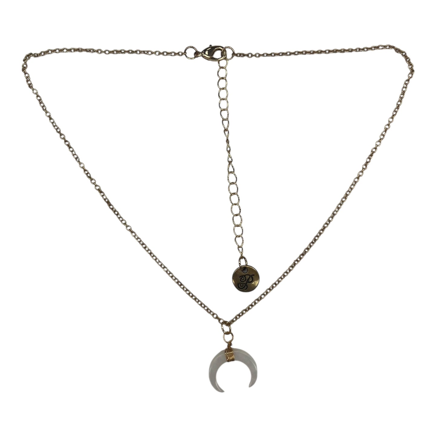 Necklace Charm By Plunder In White