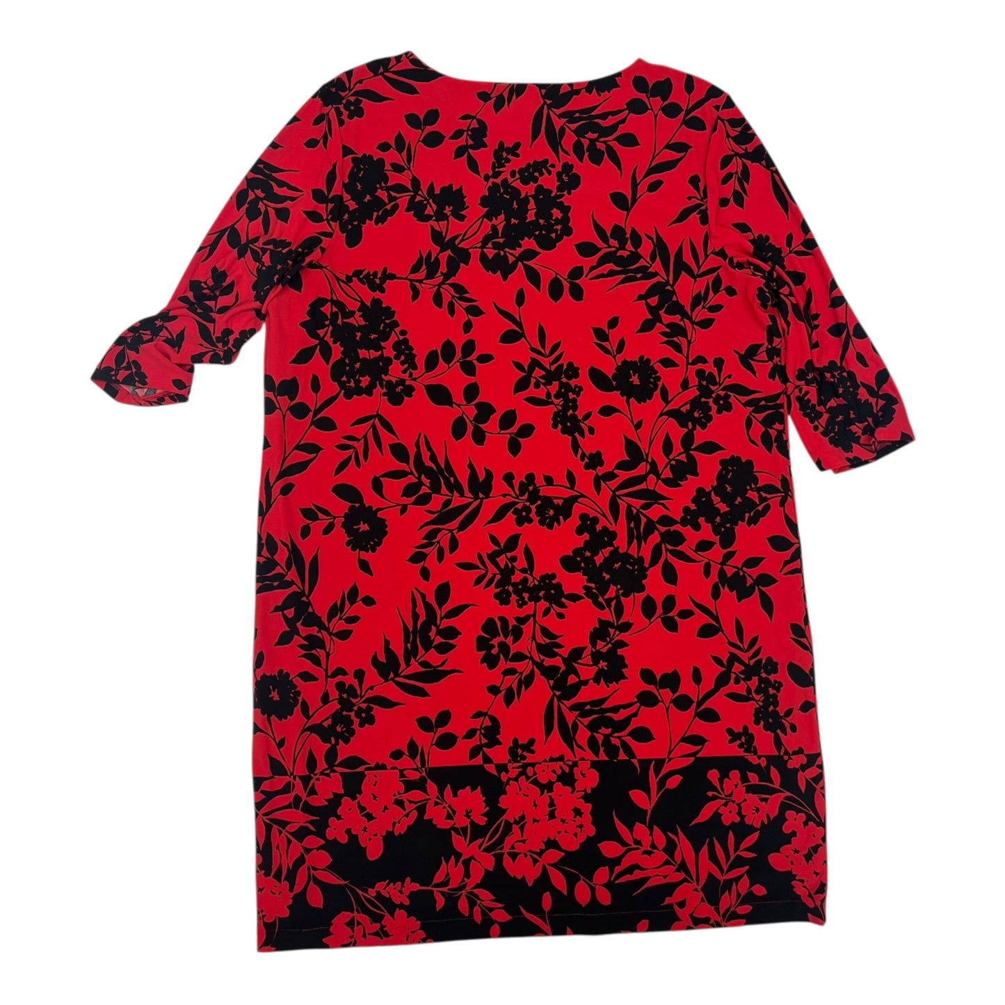 Dress Work By Chicos In Black & Red, Size:Xl