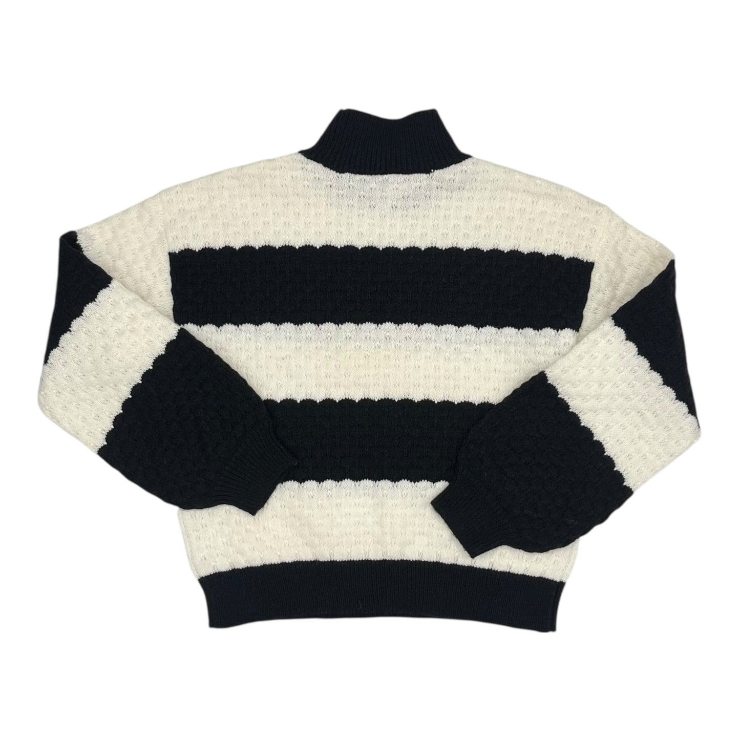 Sweater By Nine West In Black & White, Size:M