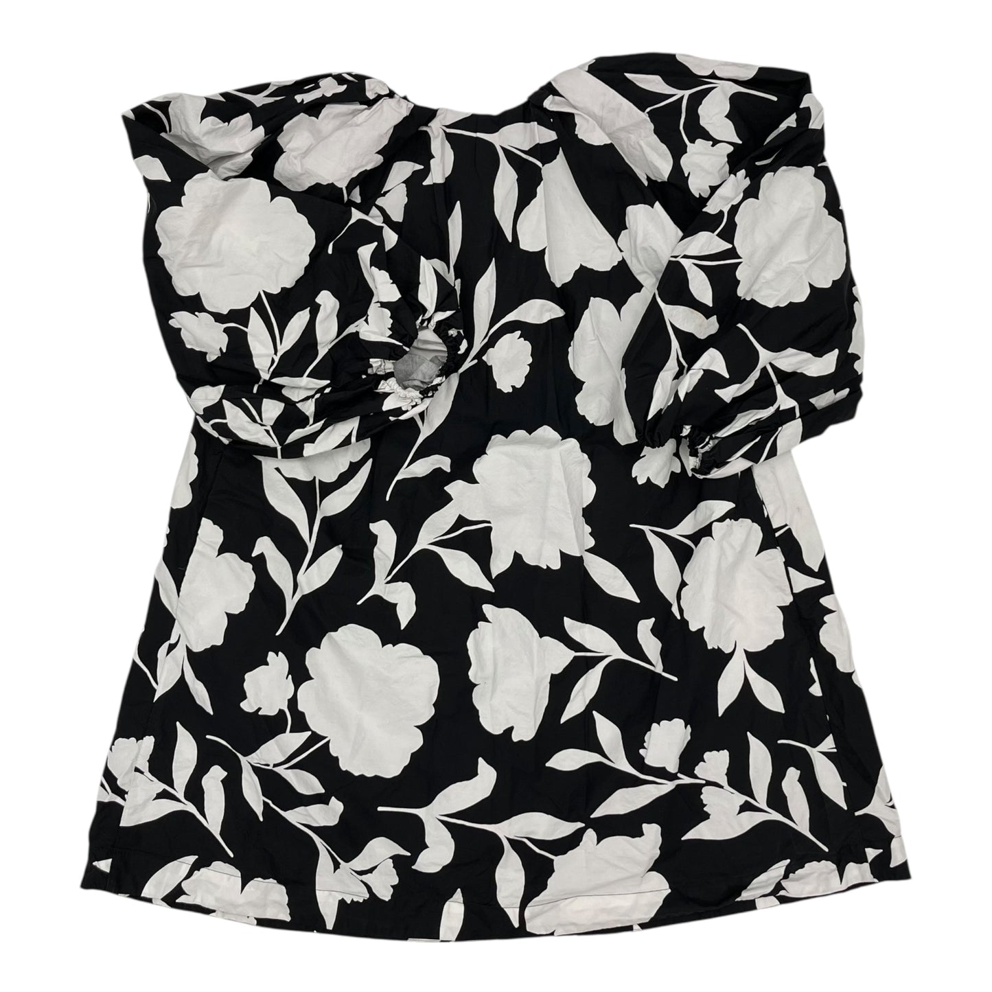 Dress Designer By Kate Spade In Black & White, Size:L