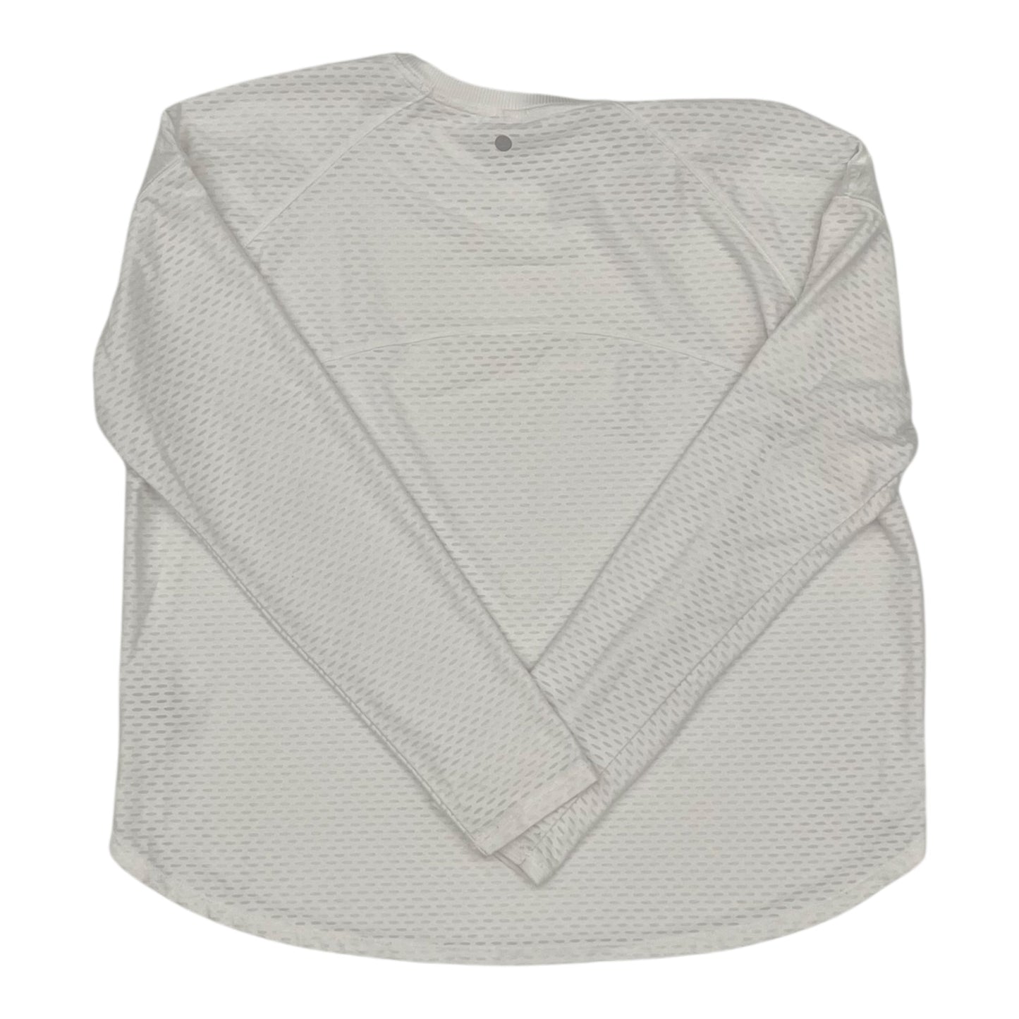 Athletic Top Ls Crewneck By Calia In Cream, Size:L