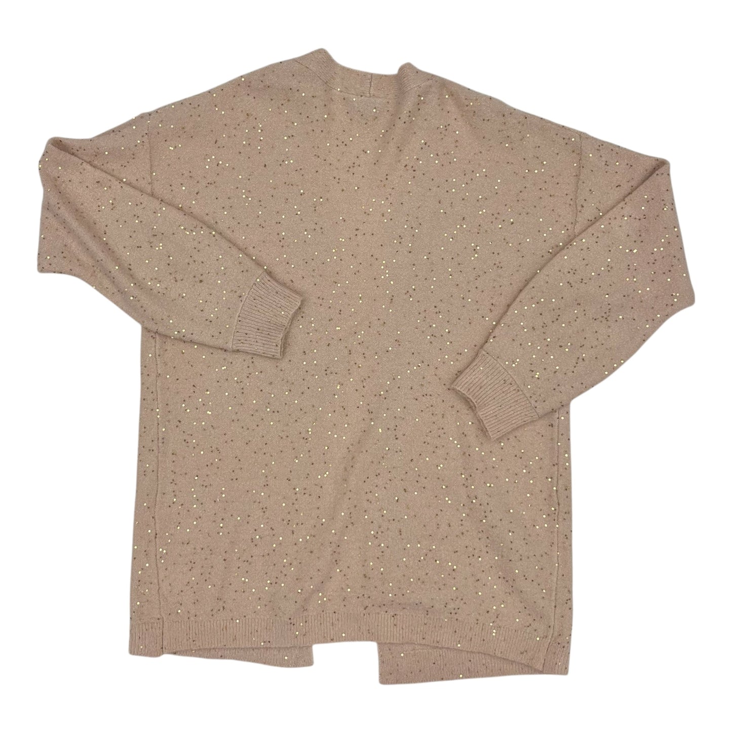 Sweater Cardigan By Express In Pink, Size:L