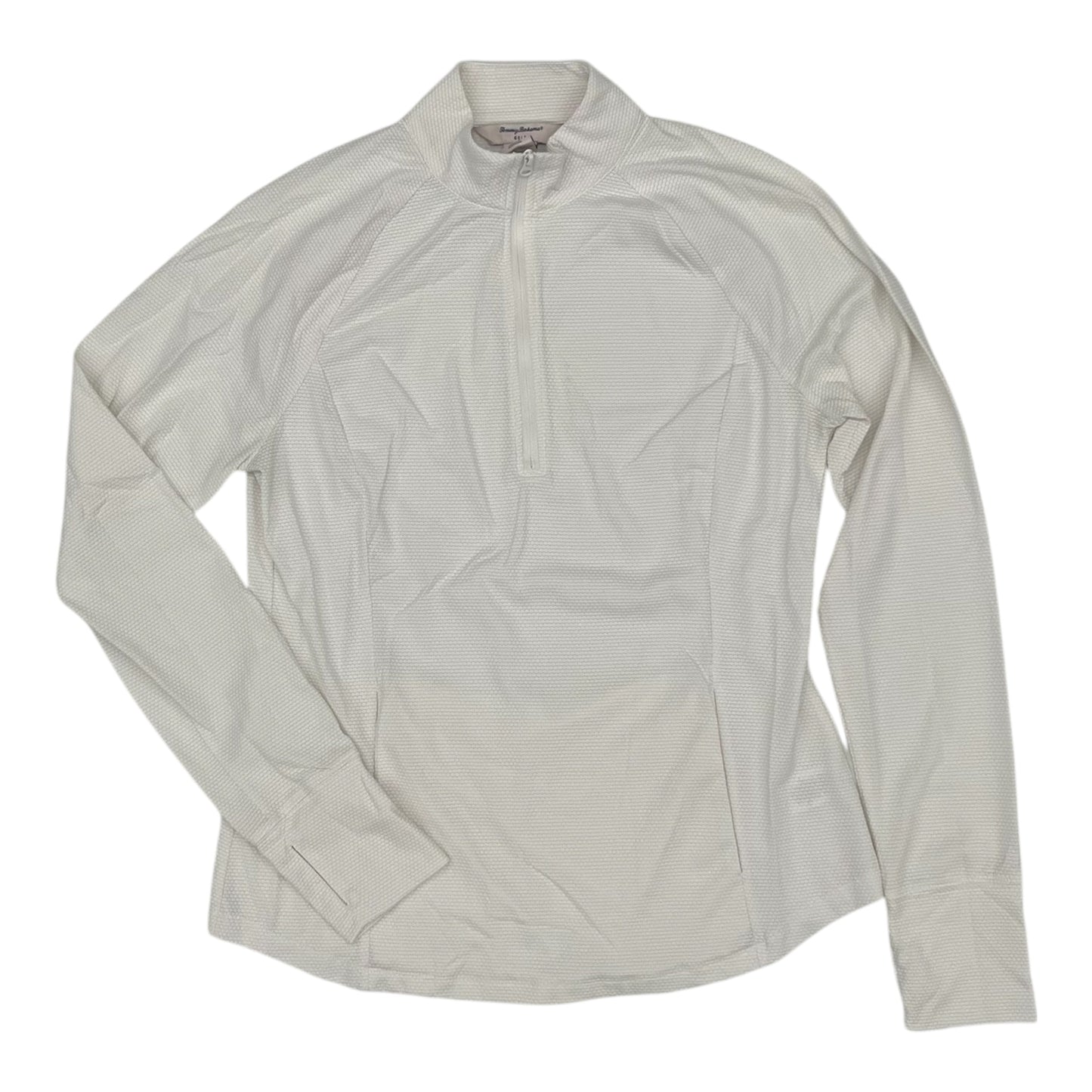 Athletic Top Ls Collar By Tommy Bahama In Cream, Size:L
