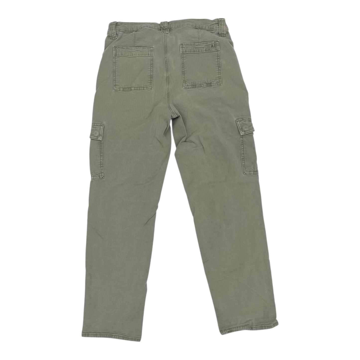 Jeans Straight By American Eagle In Green Denim, Size:10